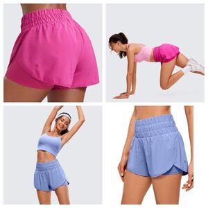 Pair of CRZ YOGA High Waisted Running Shorts